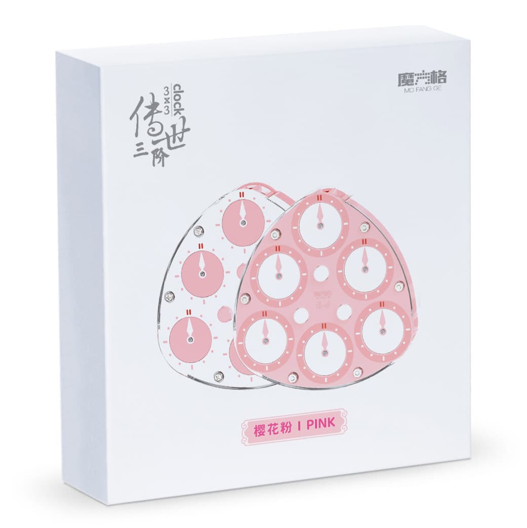 QiYi 3x3 Magic Clock - Pink+White image 2