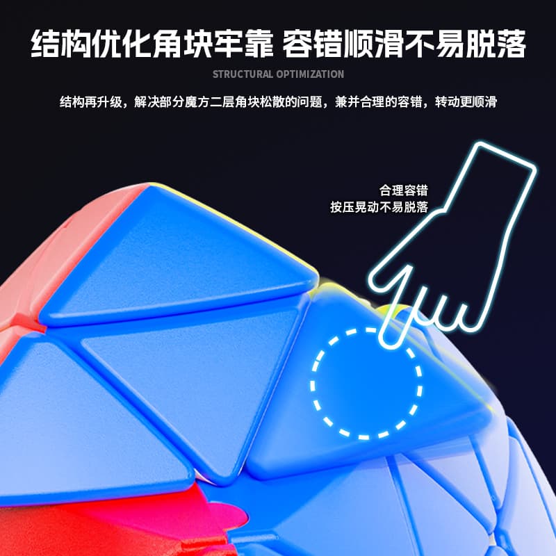 SengSo 6x6 Pyraminx - Stickerless image 11