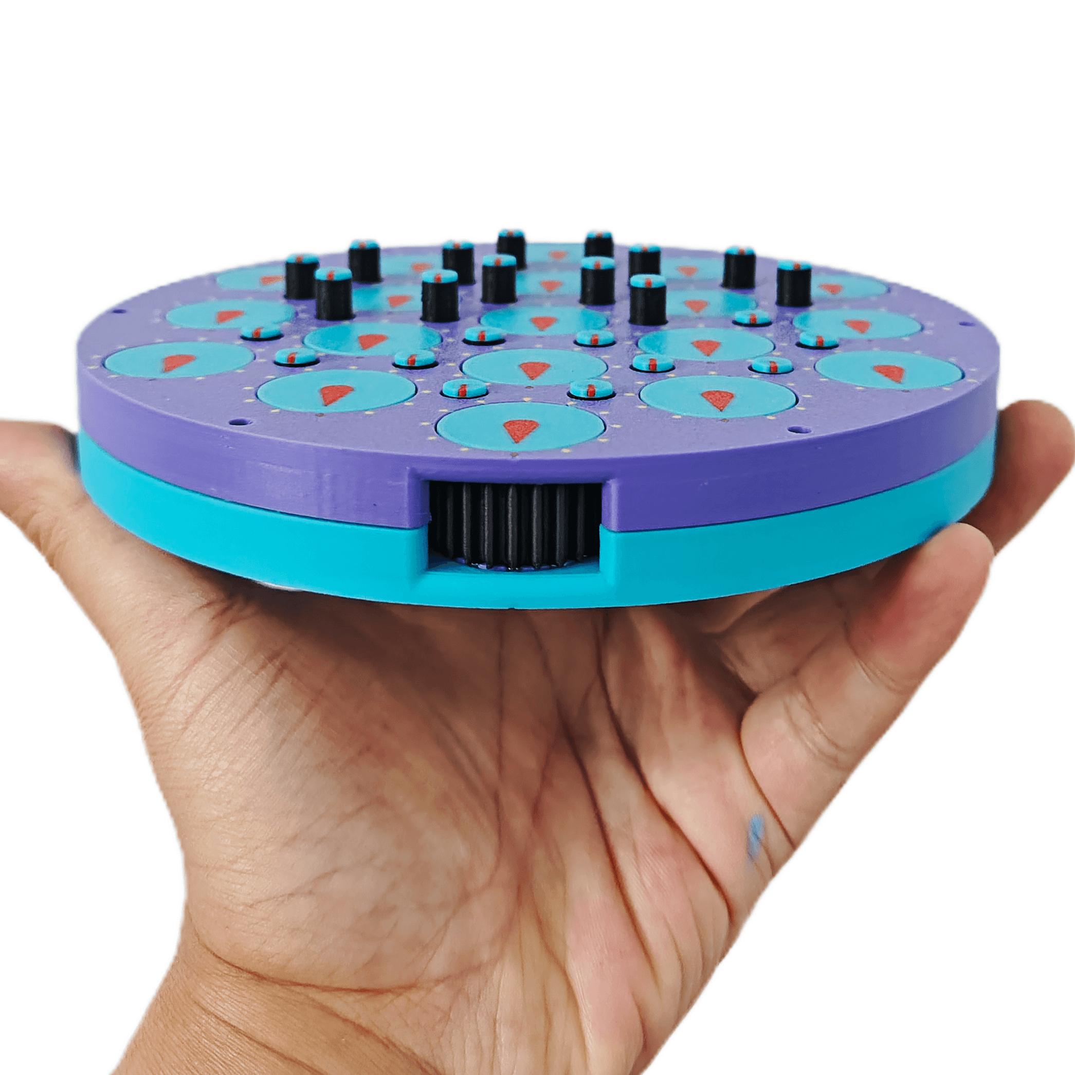 C4U uni-Wheel Hexagram-19 Clock - Stickerless image 1