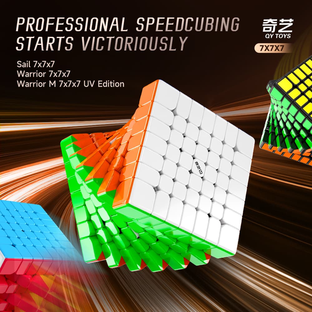 QiYi Warrior 7x7 M UV - Stickerless image 3