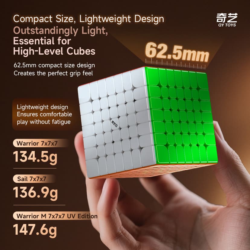 QiYi Warrior 7x7 M UV - Stickerless image 5