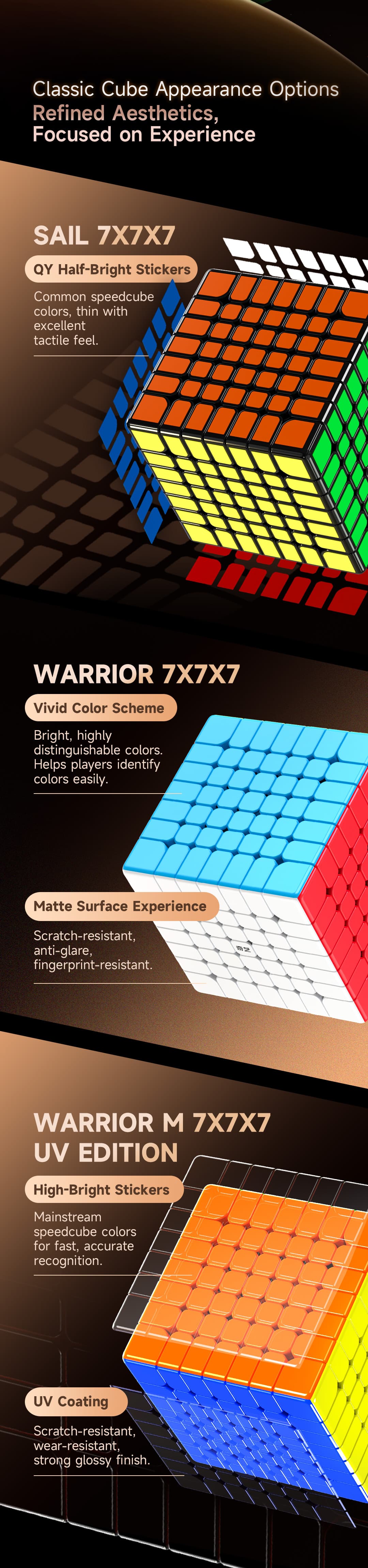 QiYi Warrior 7x7 M UV - Stickerless image 22