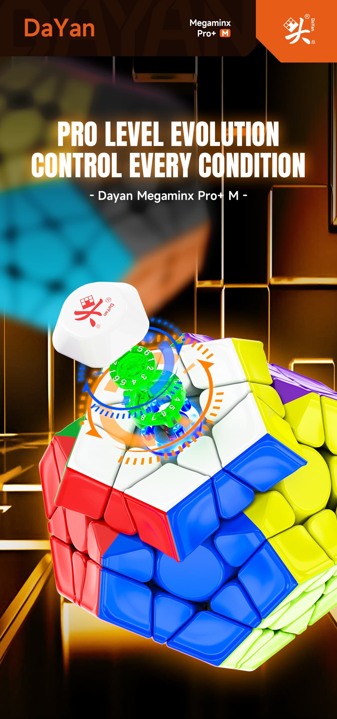 DaYan Megaminx Pro+ Magnetic - Stickerless image 8