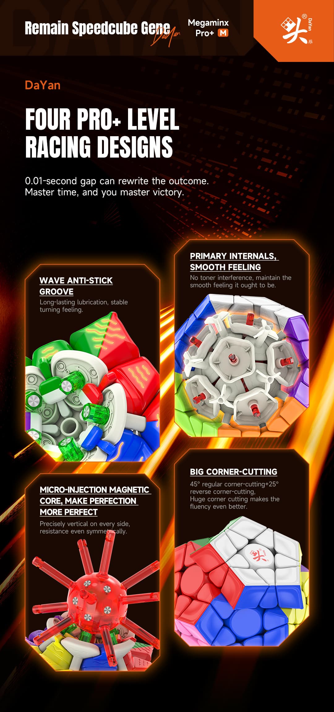 DaYan Megaminx Pro+ Magnetic - Stickerless image 14