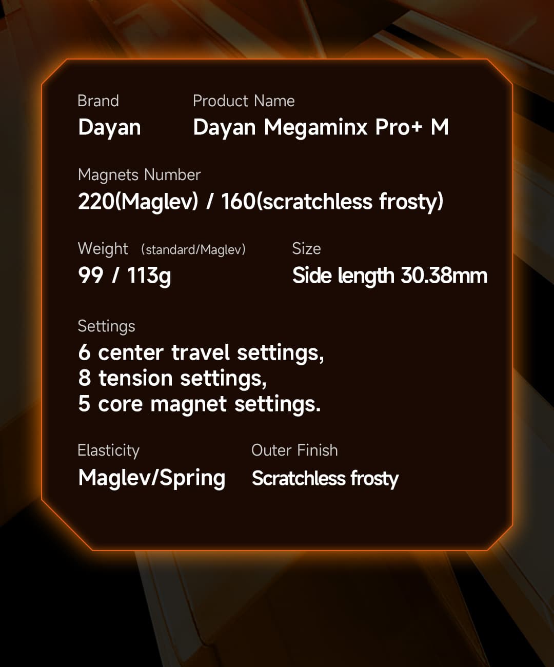 DaYan Megaminx Pro+ Magnetic - Stickerless image 16