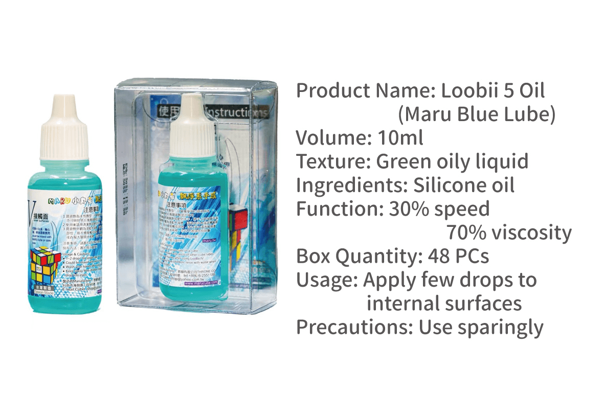 Maru Blue Lube(Loobii 5 Oil) - 20Cc image 2