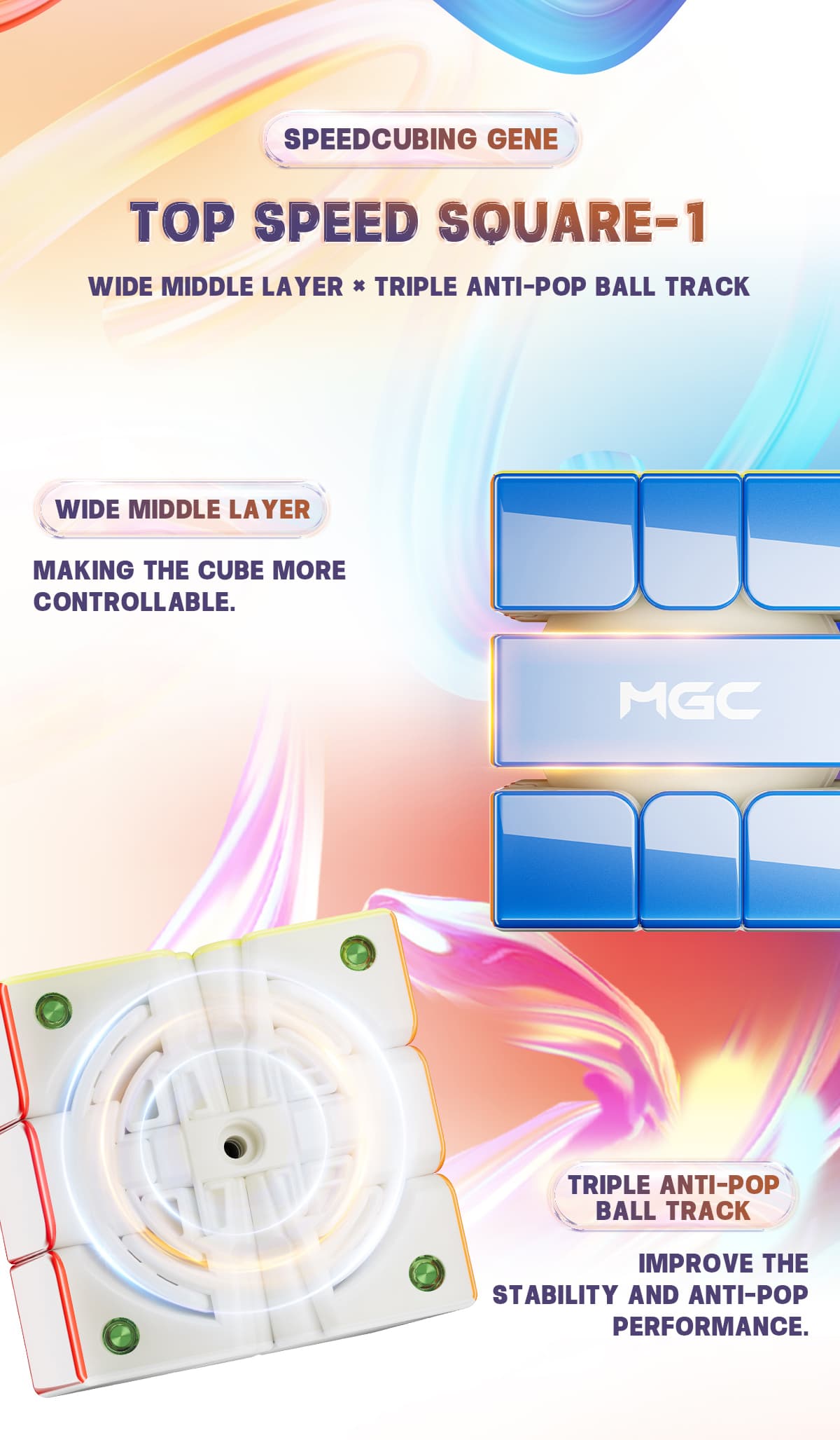 YJ MGC SQ1 V2 UV black - Stickerless image 15