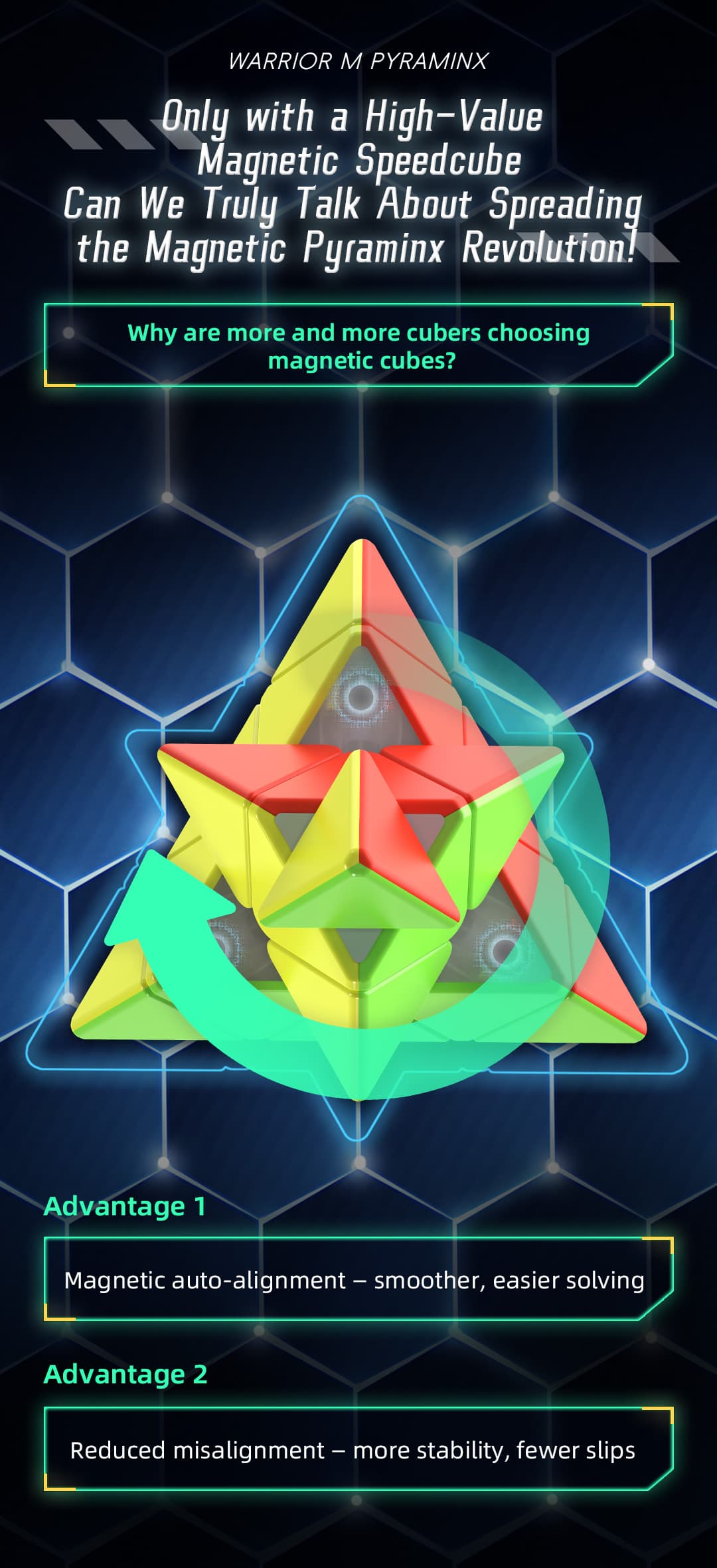QiYi Warrior 3x3 Pyraminx M image 11