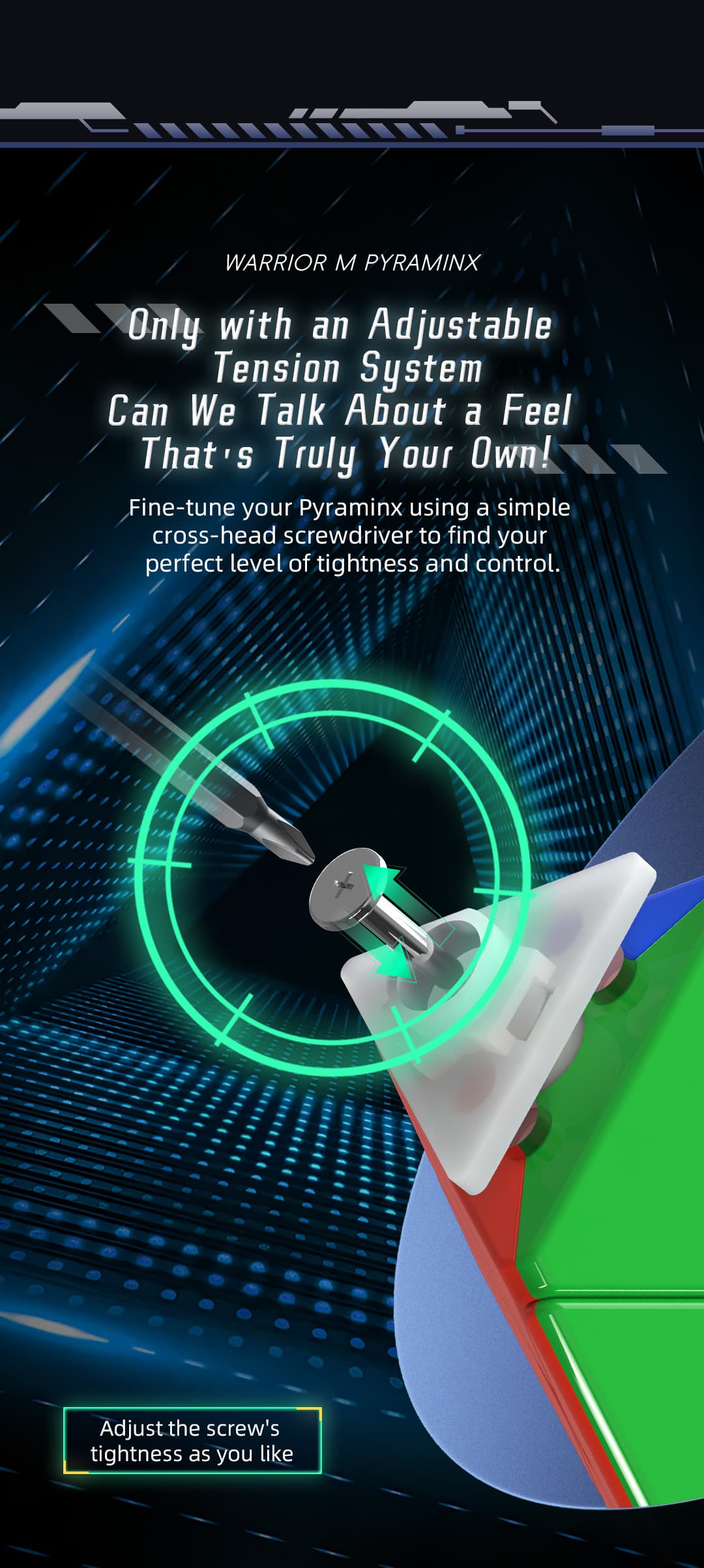 QiYi Warrior 3x3 Pyraminx M image 17