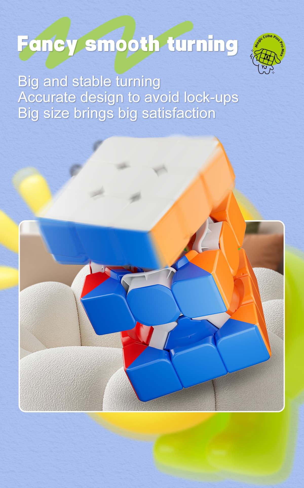 YJ Big 3x3 (16.8CM) - Stickerless image 8