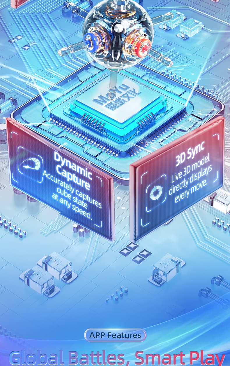 MoYu Super Aolong 3x3 Maglev 20M Ball Core UV - Stickerless image 16