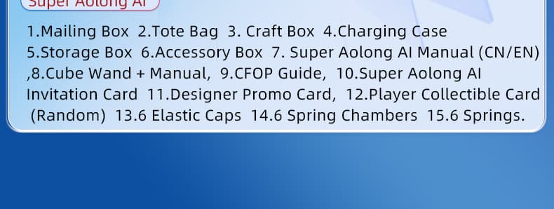 MoYu Super Aolong 3x3 Maglev 20M Ball Core UV - Stickerless image 21