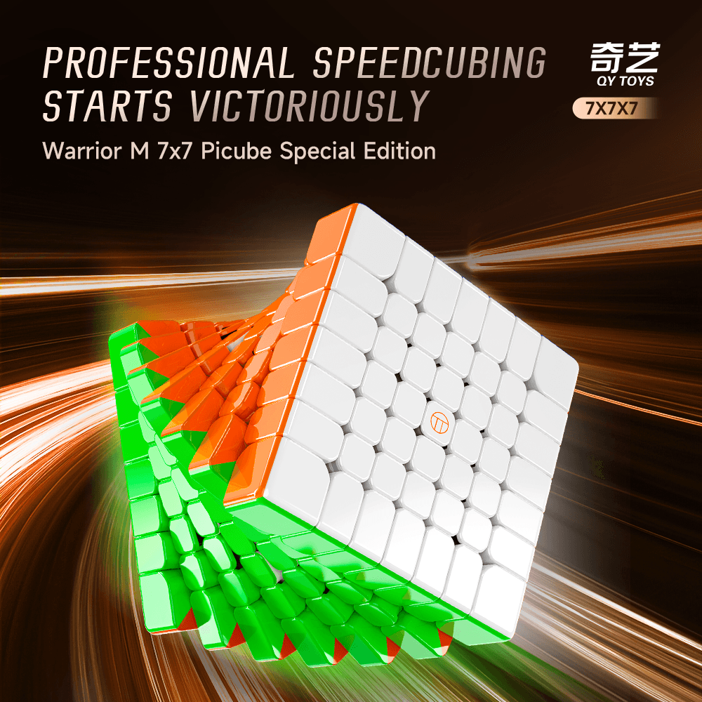 Picube QiYi Warrior M 7x7 SE UV - Stickerless image 19