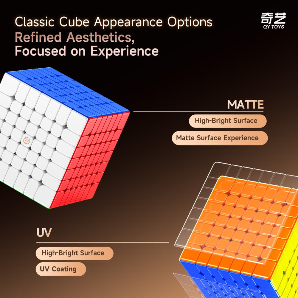 Picube QiYi Warrior M 7x7 SE UV Core Magnet - Stickerless image 24