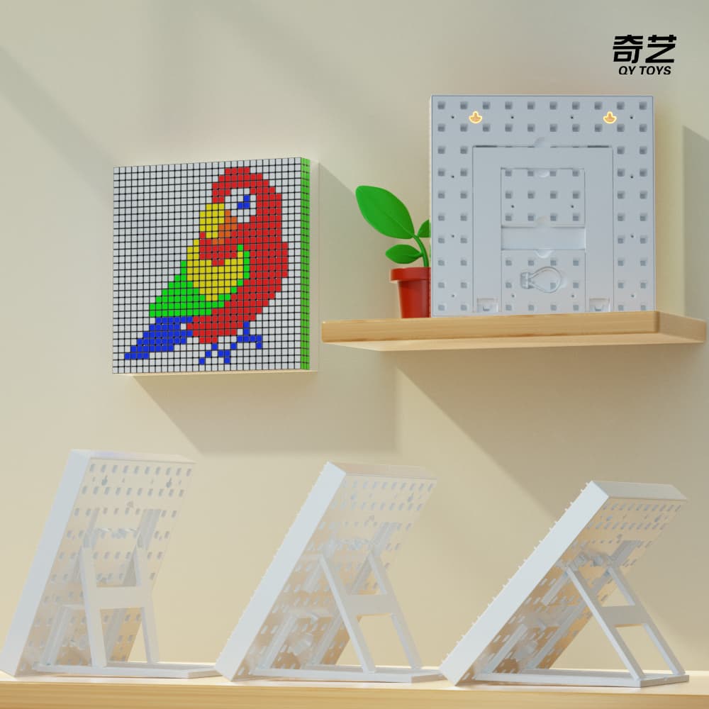 QiYi 10x10 100pcs Mosaic Cube - Black image 7
