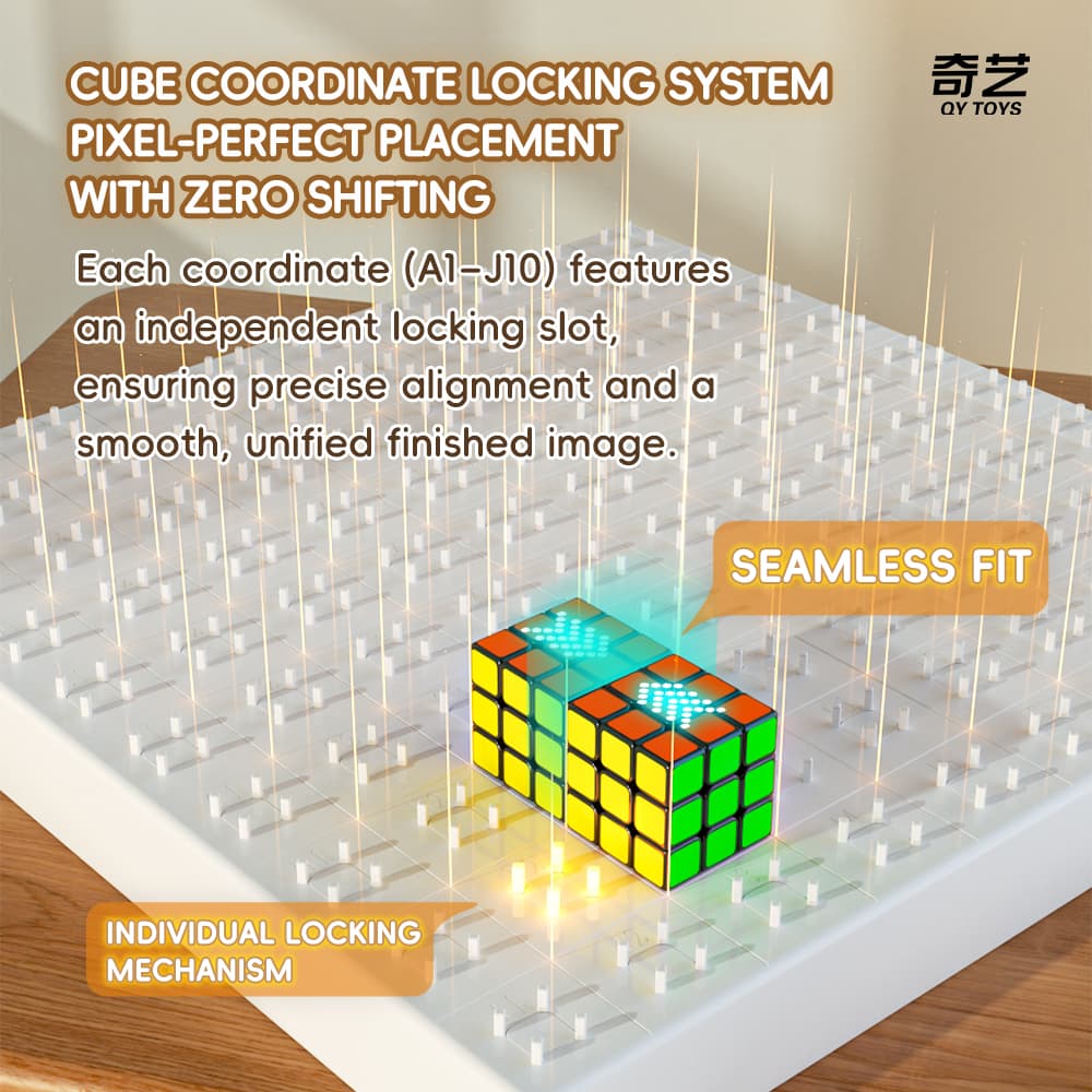 QiYi 10x10 100pcs Mosaic Cube - Black image 18