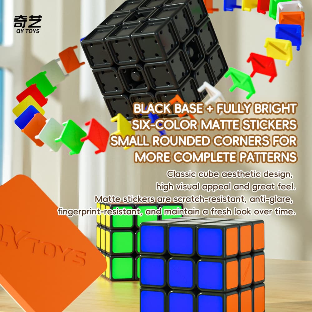 QiYi 10x10 100pcs Mosaic Cube - Black image 19