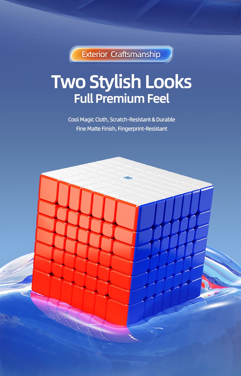 MoYu  AoFu V5 7x7 Triple-Track Magnetic UV - Stickerless image 29