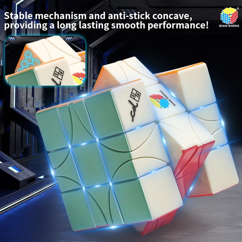 DianSheng Cornor Turning 3x3 Ball Core - Stickerless image 19
