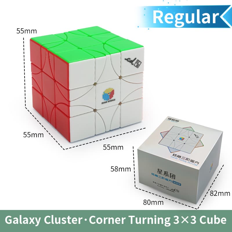DianSheng Cornor Turning 3x3 Ball Core - Stickerless image 2