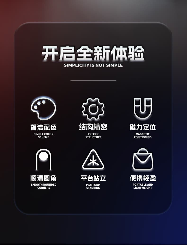 SengSo 3x3 Magnetic Clock V2 - Blue+White image 14