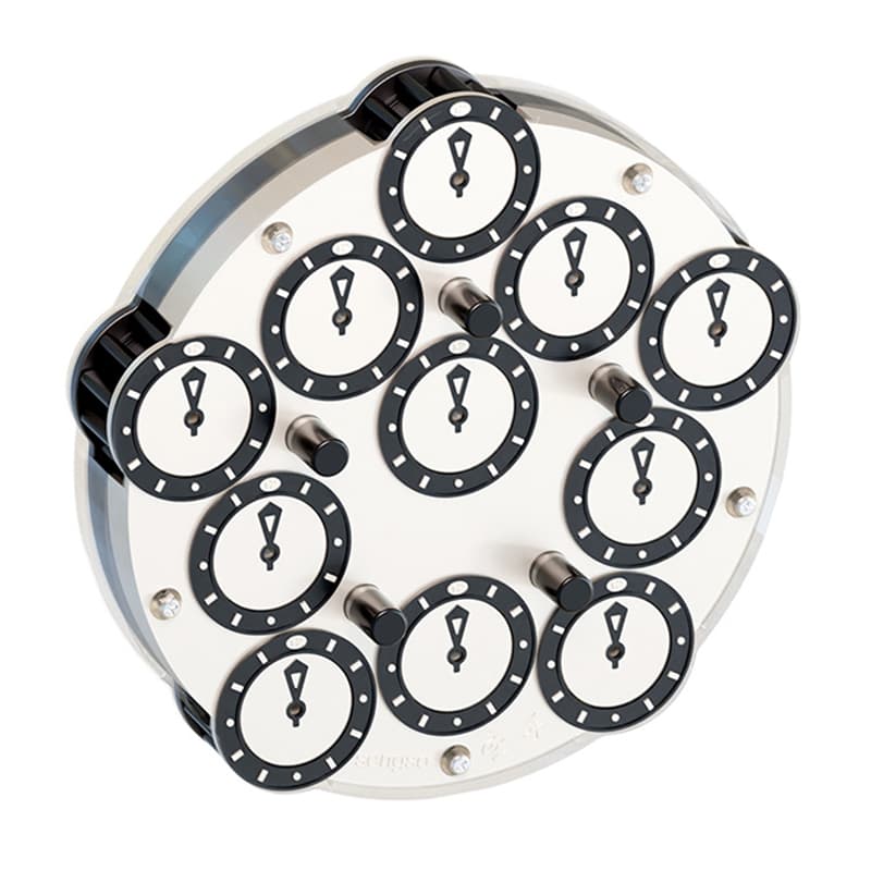SengSo 5x5 Magnetic Clock V2 - Black+White image 1