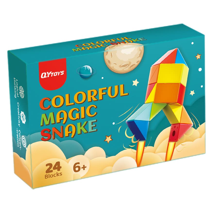QiYi 24-Block Colorful Magic Snake - Stickerless image 2