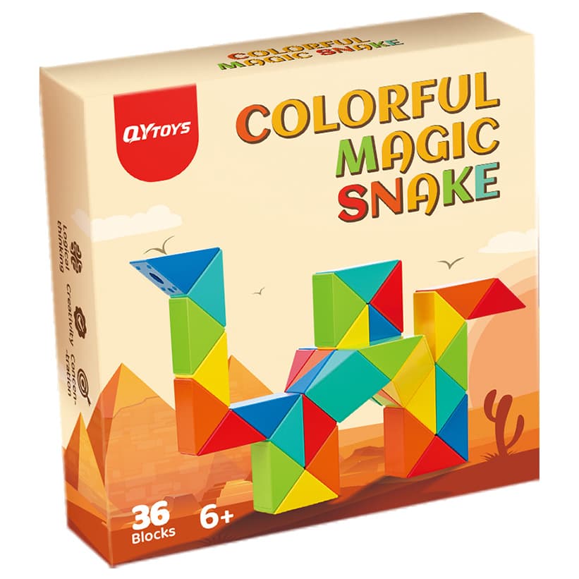 QiYi 36-Block Colorful Magic Snake - Stickerless image 2