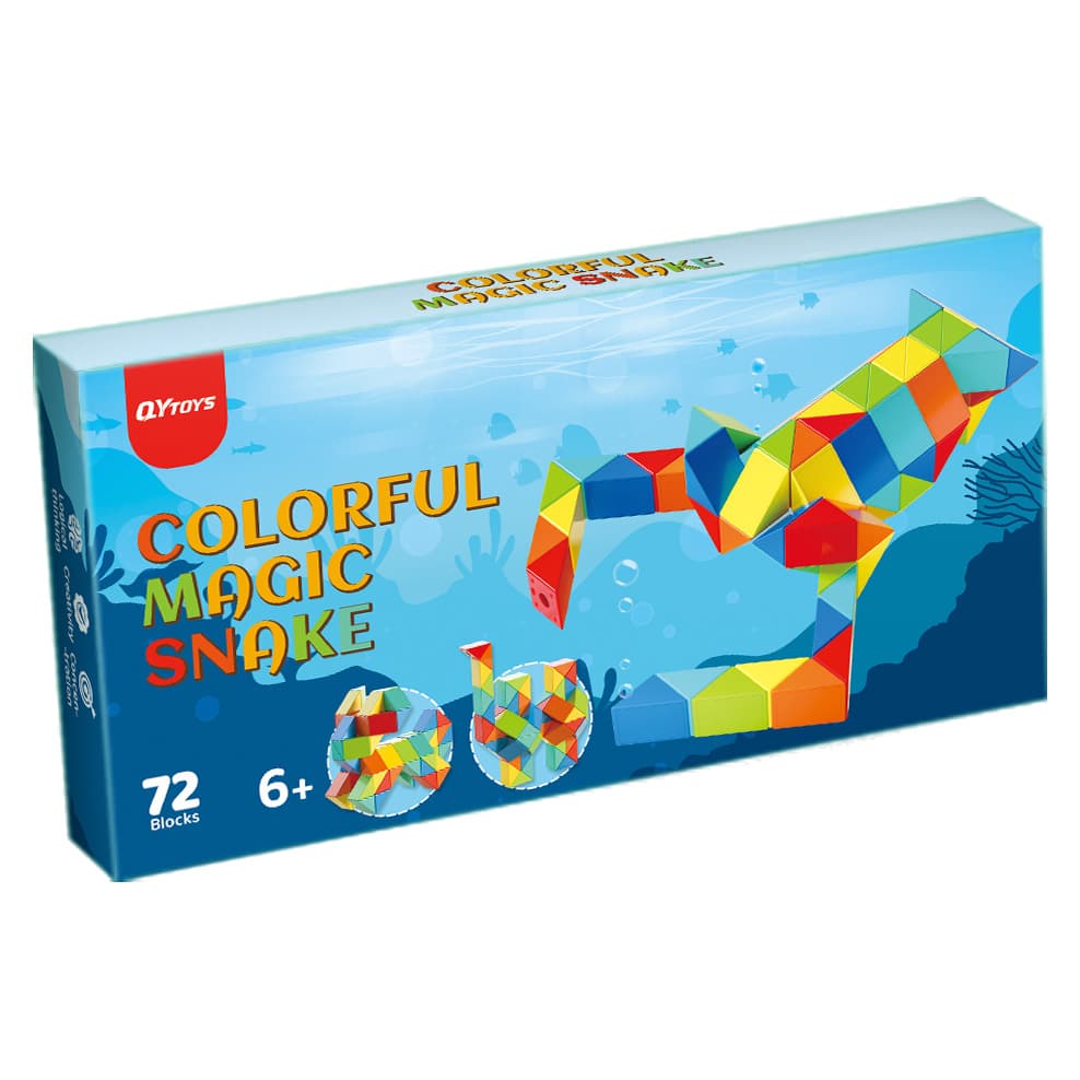 QiYi 72-Block Colorful Magic Snake - Stickerless image 2