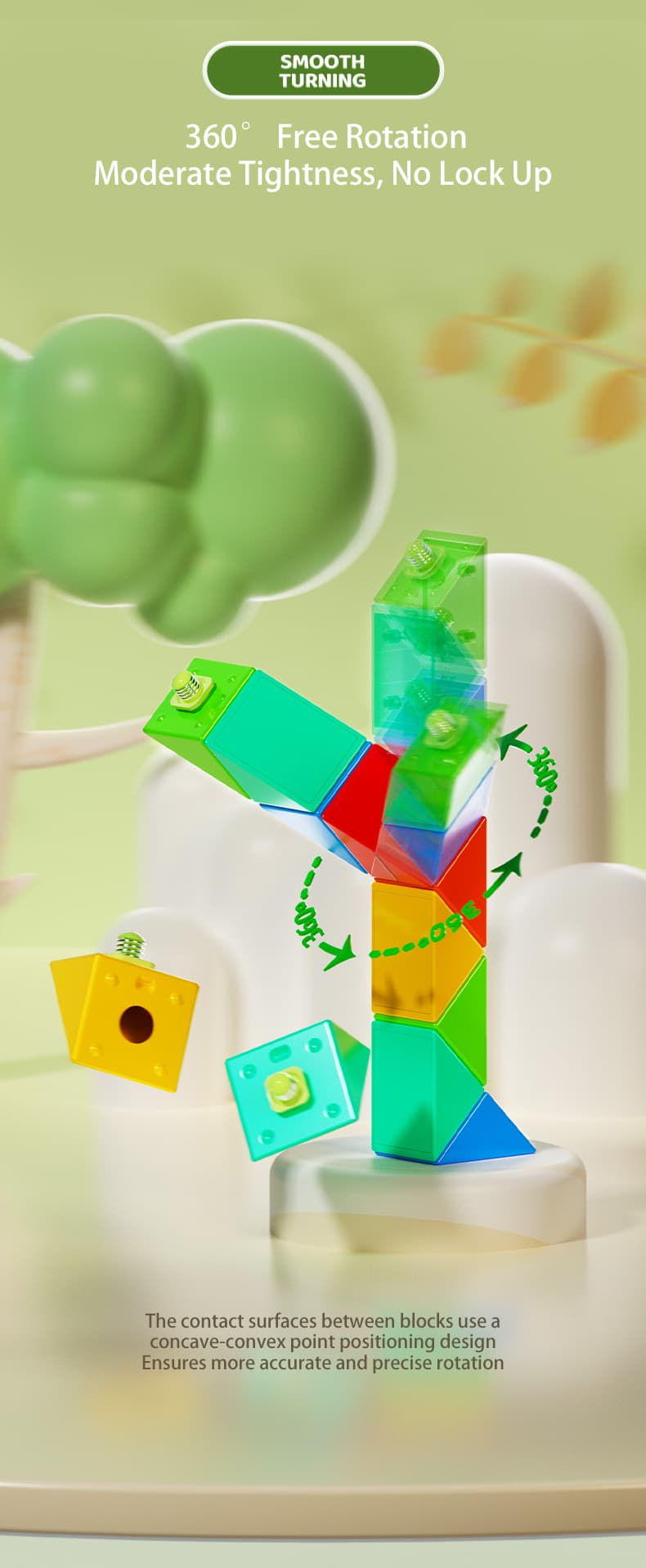 QiYi 48-Block Colorful Magic Snake - Stickerless image 26