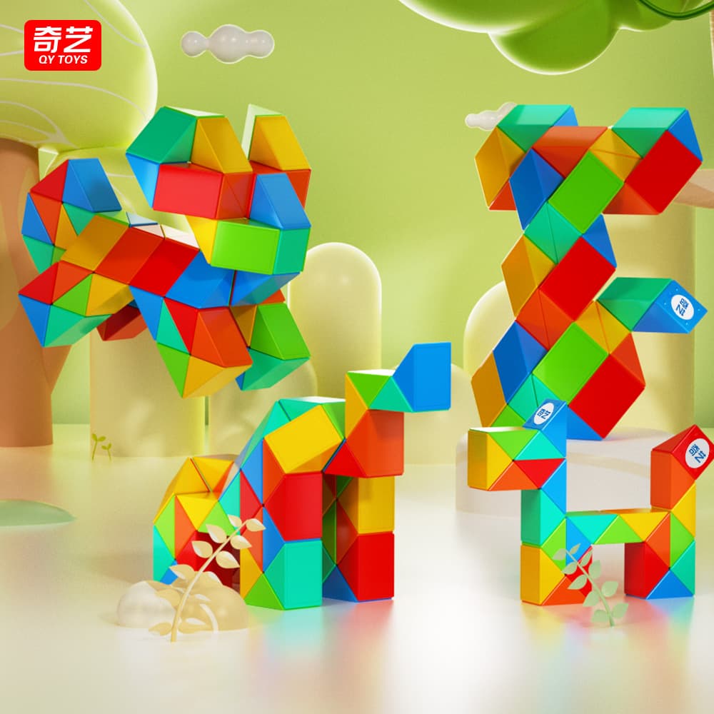 QiYi 60-Block Colorful Magic Snake - Stickerless image 6