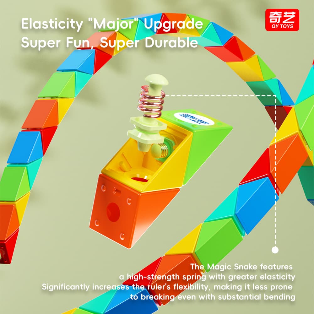 QiYi 60-Block Colorful Magic Snake - Stickerless image 14