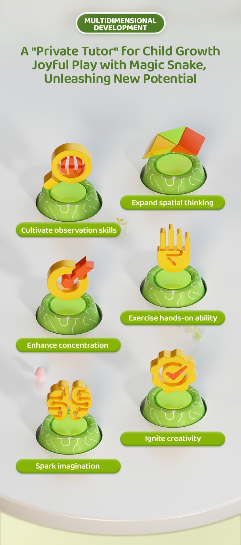 QiYi 60-Block Colorful Magic Snake - Stickerless image 21