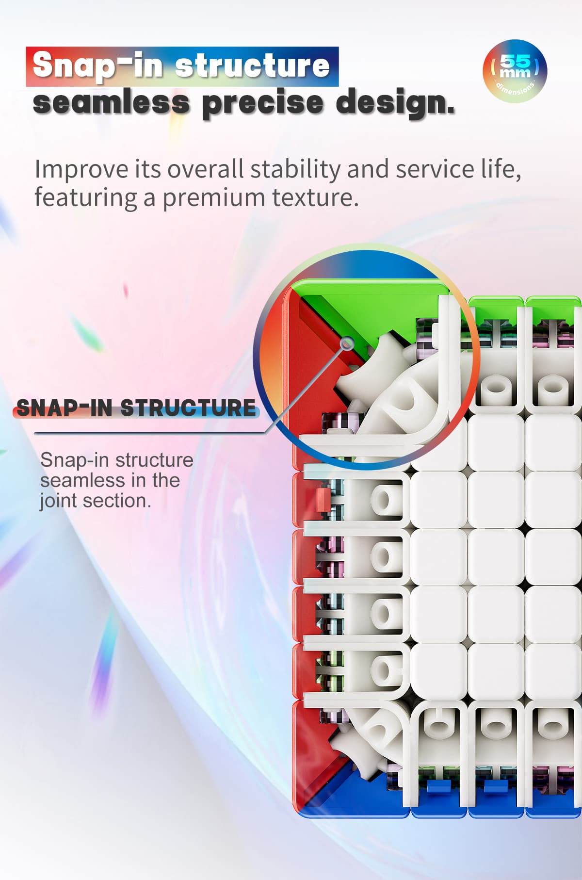 YJ Pocket Cube mini 7x7 M (55mm) - Stickerless image 17