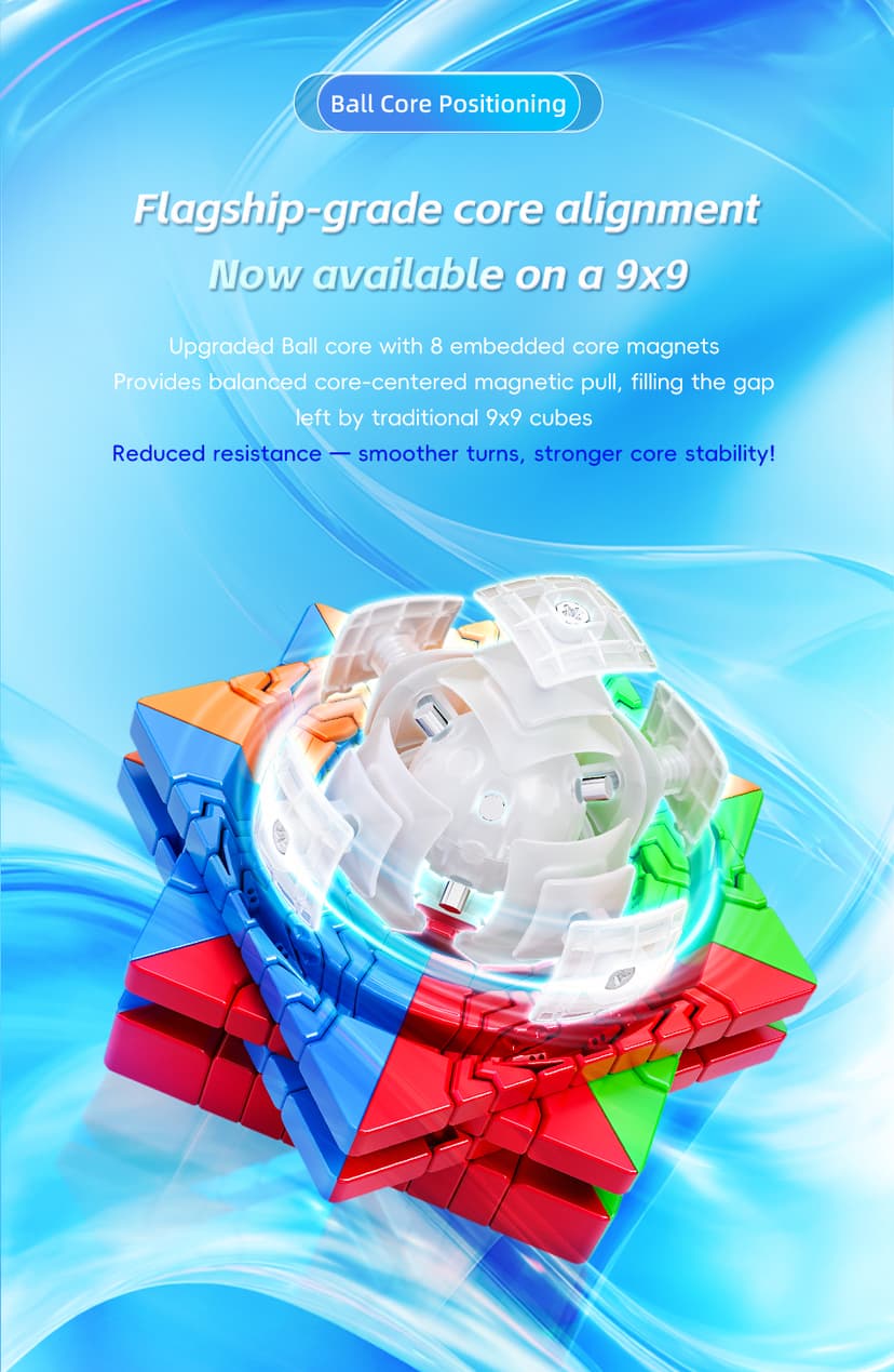 Cubing Classroom Meilong 9x9 V3 M Ball-core image 6