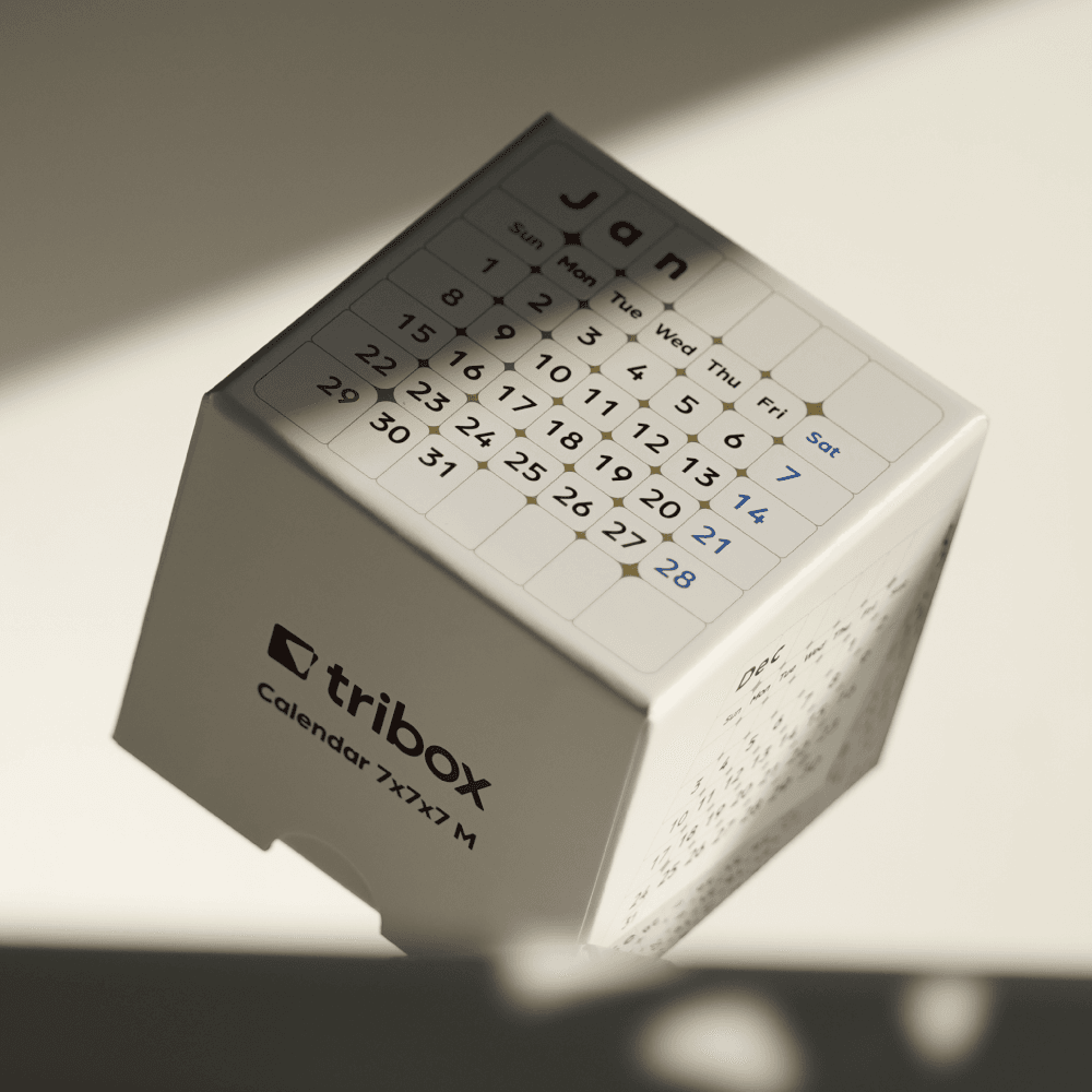 Z-Cube+Tribox Calendar 7x7 M - Stickerless image 8