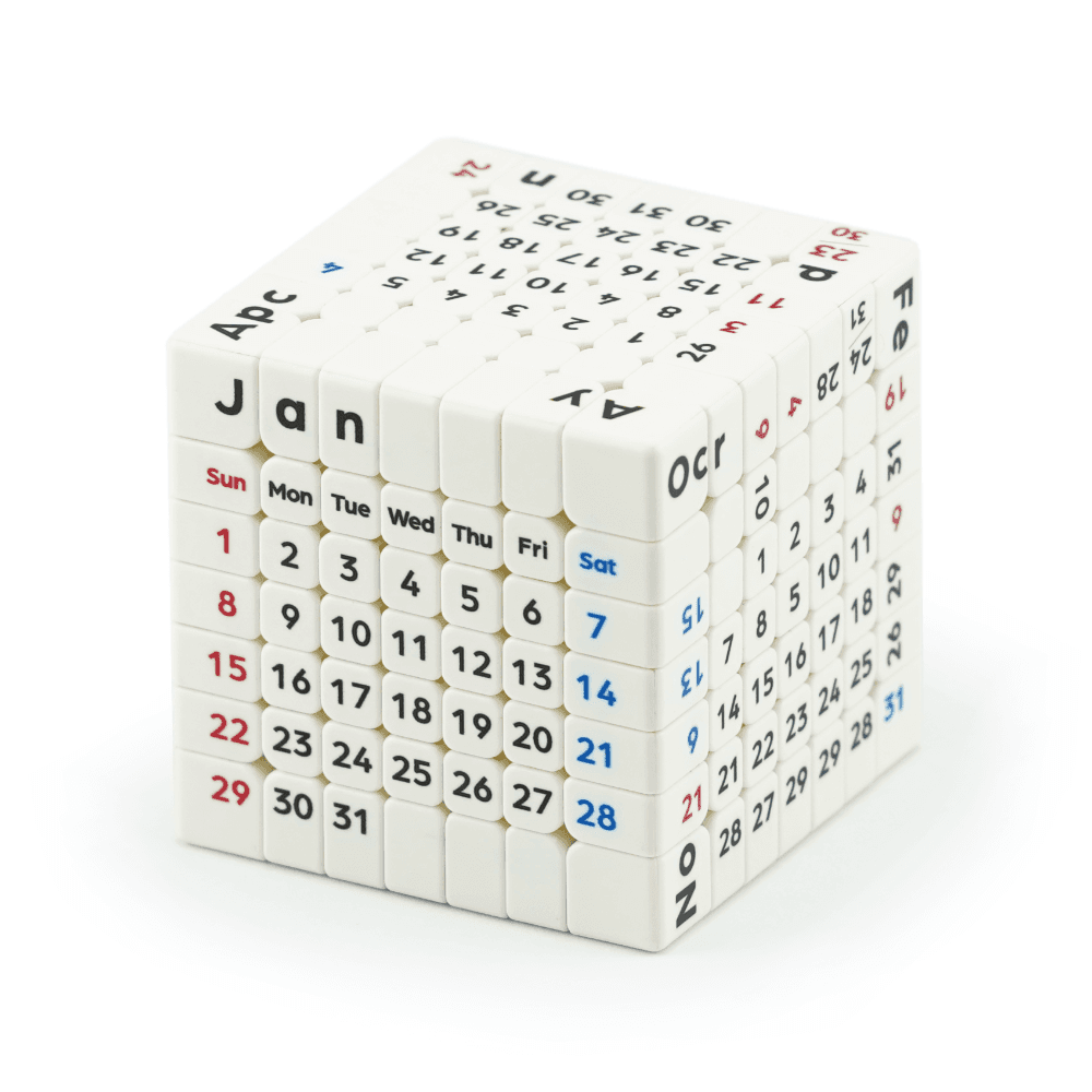 Z-Cube+Tribox Calendar 7x7 M - Stickerless image 5