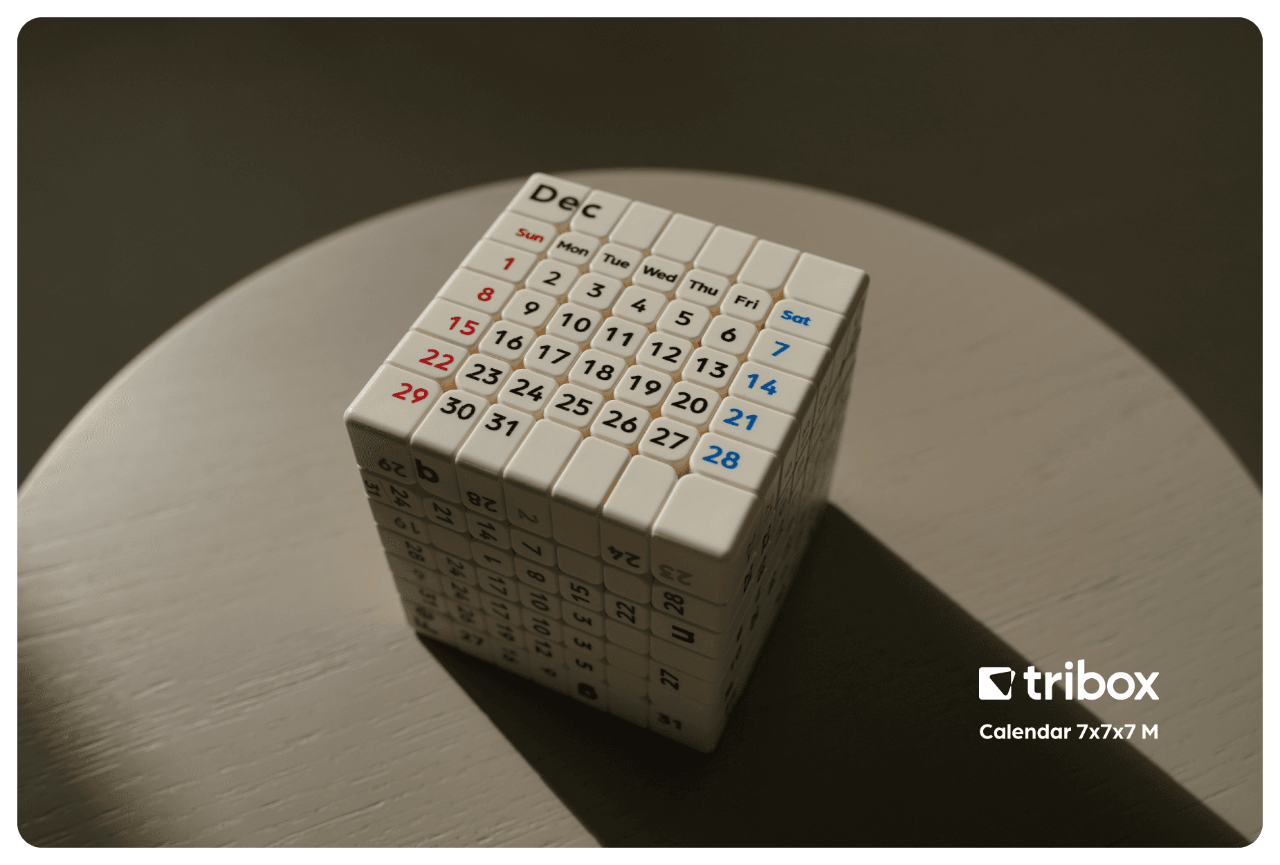 Z-Cube+Tribox Calendar 7x7 M - Stickerless image 9