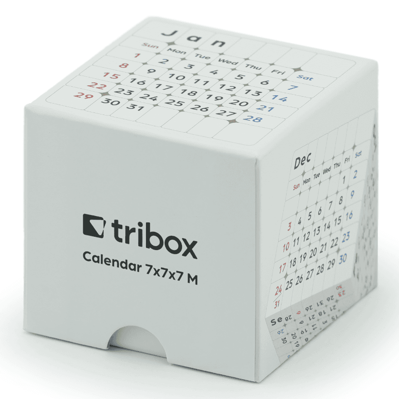Z-Cube+Tribox Calendar 7x7 M - Stickerless image 2