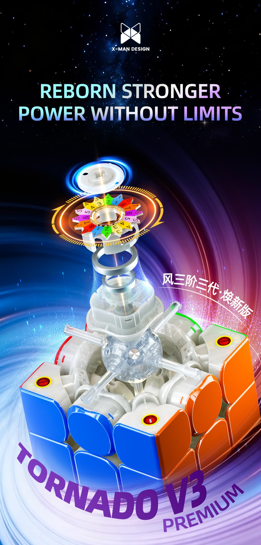 XMD Tornado V3 Premium 3x3 Pioneer UV image 12