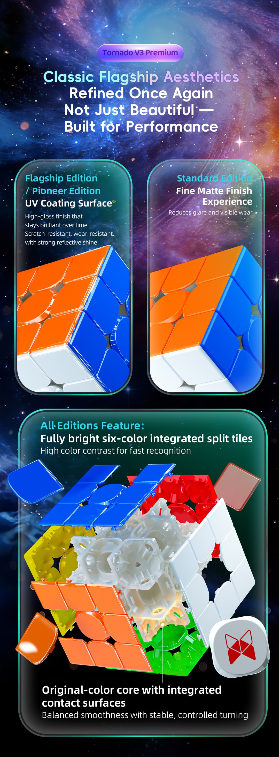 XMD Tornado V3 Premium 3x3 Pioneer UV image 21