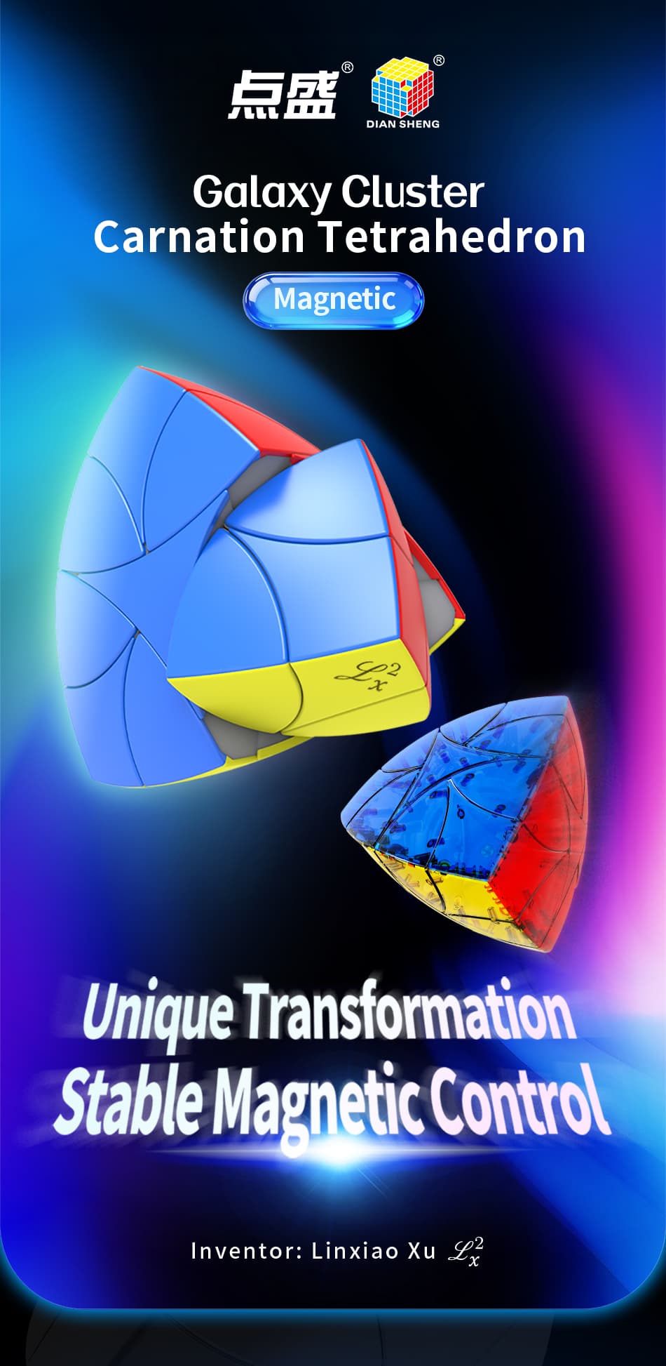 DianSheng Carnation Tetrahedron M - Transparent image 4