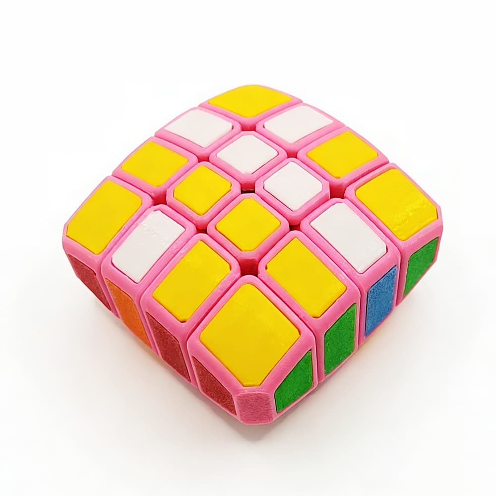 Zee 1x4x4 Floppy Cube - Pink image 2