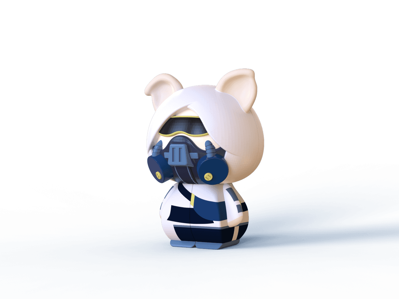 KB 2x2 - Pig Andy - Stickerless image 3