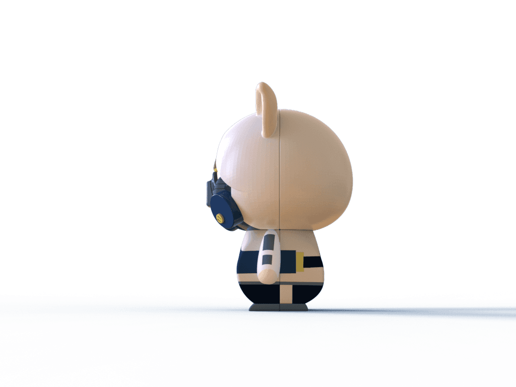 KB 2x2 - Pig Andy - Stickerless image 4