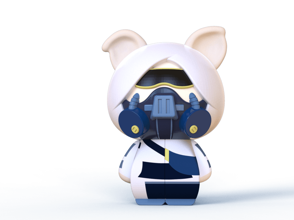 KB 2x2 - Pig Andy - Stickerless image 6