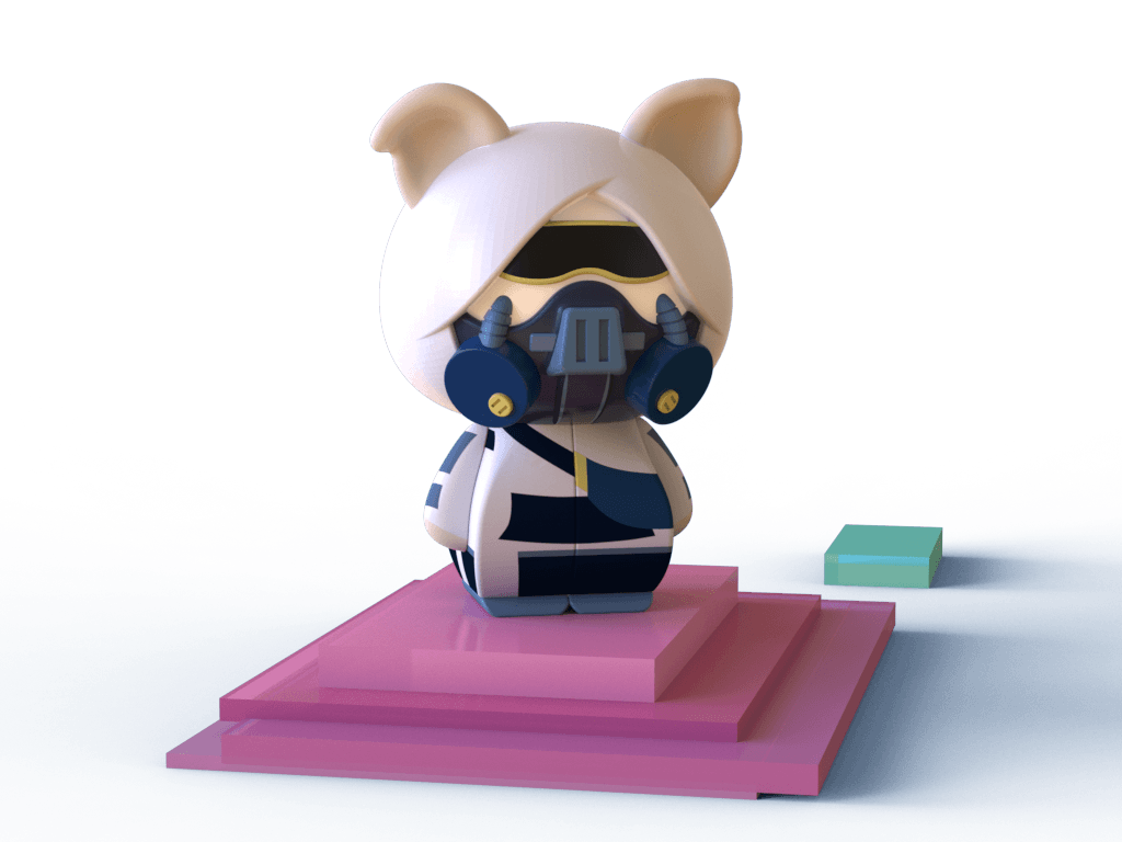 KB 2x2 - Pig Andy - Stickerless image 7