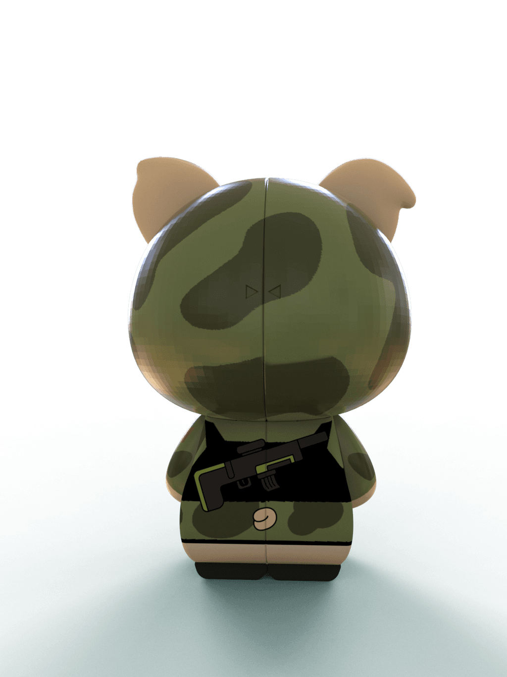 KB 2x2 - Pig Woody - Stickerless image 6