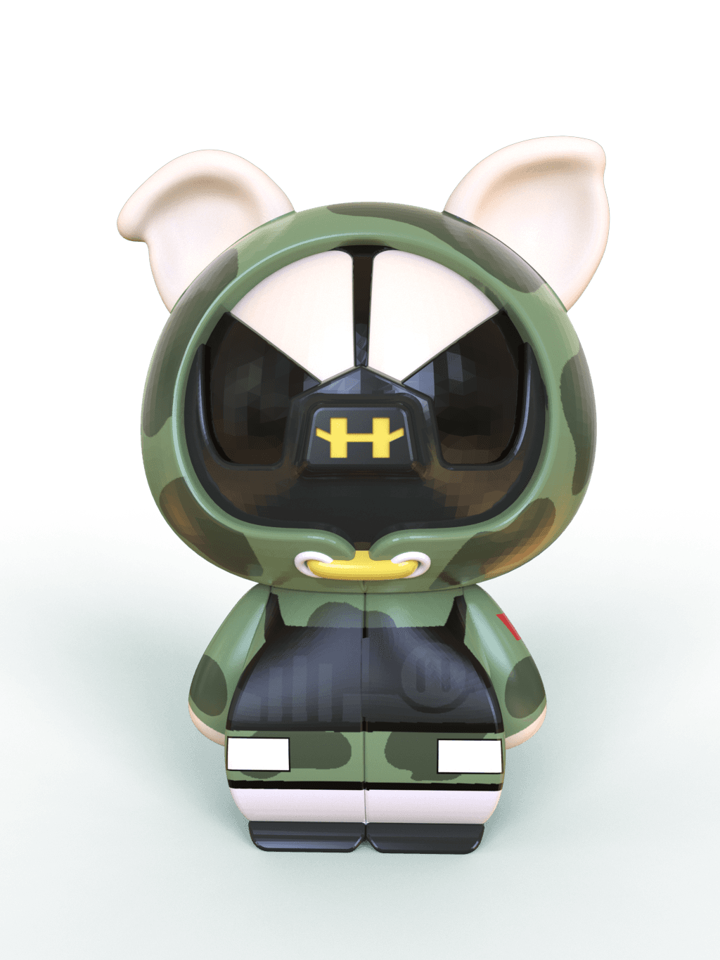 KB 2x2 - Pig Woody - Stickerless image 7