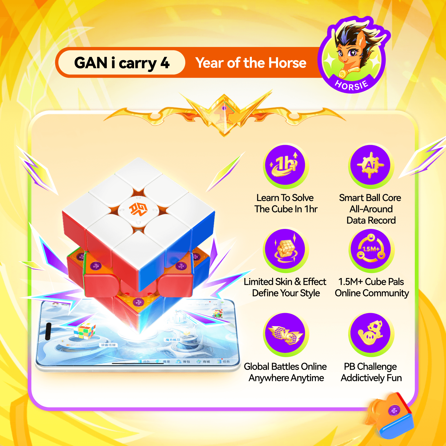 GAN356 i Carry 4 (Year of Horse Edition) - Frosted image 8